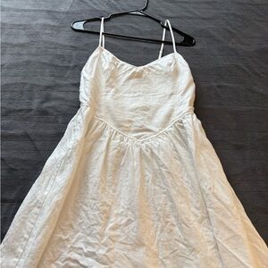 Aritzia Influence Mini Linen Dress